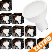Sada 10x GU10 LED žiaroviek 10W - tepla biela