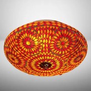 Turecké stropné svietidlo stropnica mozaika Melon RUBY Ø38