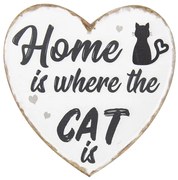 Kovová ceduľka Cat - 25 * 25 * 0.5 cm