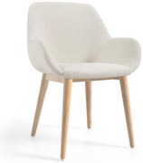 Biela jedálenská stolička Konna – Kave Home