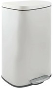 Spirella Pedálový odpadkový kôš soft-close Akira 30 l, matná biela, 30 l