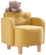 Detské kreslo DORY žlté
