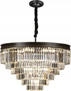 Krištáľová závesná lampa Monk 33291/37