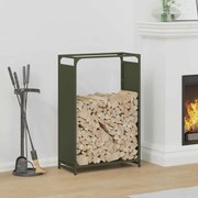 Regál na krbové drevo, 60x28x90 cm, za studena lisovaná oceľ 864214