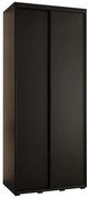 Skriňa 45 Canaris 1 120 čierna/čierna