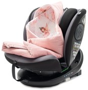 Zateplená zavinovačka do autosedačky New Baby pink