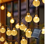 Brilagi - LED Solárna dekoračná reťaz BUBBLE 100xLED/8 funkcií 10m IP65 teplá biela