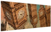 Obraz - Big Ben, Londýn (120x50 cm)