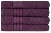 Vínové froté bavlnené uteráky v súprave 4 ks 50x100 cm – Good Morning