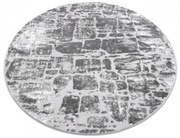 Koberec MEFE kruh 6184 tmavo sivý