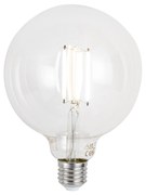 Stmievateľná LED žiarovka E27 G125 číra 7W 806lm 2700-6500K