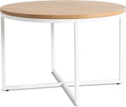 PROXIMA.store - Okrúhly konferenčný stolík HANTEL FARBA: biela
