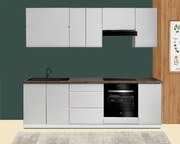 Kuchynská linka Aspen 240cm biela