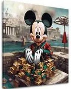 Obraz na plátne - Mickey Mouse v Luxuse | rôzne rozmery
