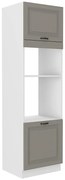 Kuchynská skrinka Stilo claygrey/biely 60dmp/210 2f