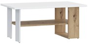 Konferenčný stolík Caldicot CFTT5210-M256 biely/dub artisan
