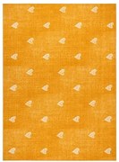 Koberec HEARTS Jeans - pomaranč