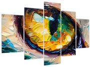 Obraz - Maľba mačacieho oka (150x105 cm)
