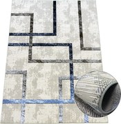 Koberec Esprit 3609 NAVY – námornícka modrá, obdĺžnik Rozmer: 80x150 cm