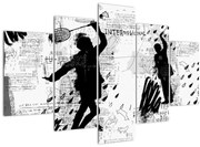 Obraz - Street art - rozruch (150x105 cm)