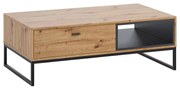 Konferenčný stolík Olier OL03, Farby: dub artisan / dub artisan + čierny