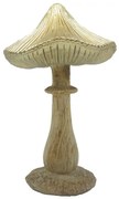 Béžovo-hnedá dekorácia huba Mushroom - 11*9*15 cm
