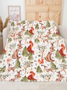 Deka mikroplyš Exclusive 150 × 200 cm – Lesné zvieratká