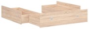 Zásuvky pod posteľ BRW Nepo Plus 160 cm (dub sonoma) (3ks). Vlastná spoľahlivá doprava až k Vám domov. 1098333