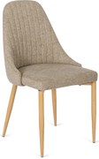 PROXIMA.store - Čalúnená jedálenská stolička TORINO FARBA: béžová