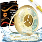 BERGE LED pásik COB Neon 12V - 480D - 9W/m - IP67 - 5m - 990lm - teplá farba