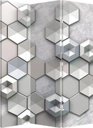 Paraván - 3D abstrakcie (126x170 cm)
