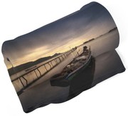 Sablio Deka Loďka na jazere 2 - 150x120 cm