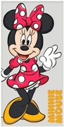 Plážová osuška veselá Minnie Mouse - 100% bavlna - 70 x 140 cm