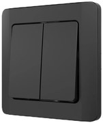 Vypínač lustrový SILVA black 46217