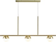 Nordlux - Luster na lanku CONTINA 3xG9/5W/230V mosadz