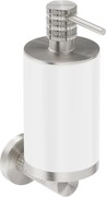 Mexen Triv, nástenný dávkovač mydla, biela / brúsená oceľ, 70A33058-97W