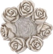 Cementový kvetináč misa s ružami Saint antique Rose - 24*24*9 cm