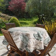 ZÁHRADNÝ VODEODOLNÝ OBRUS GARDEN (FI) 150 CM LISTY