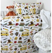 INTERMEDIC SK Detské obliečky Škôlka 90x130 / 45x65 cm – 100 % bavlna, zips