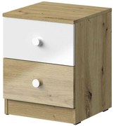 Nočný stolík Nero 09 Biely Lesk