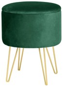 Taburetka Lili s úložným priestorom zelená