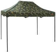 Rýchlorozkladací nožnicový stan 2x3m - oceľový, Bez bočných plachiet, Maskáčová