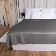 Biante Zamatový prehoz na posteľ Velvet Prémium SVP-017 Tmavo sivý 140x200 cm