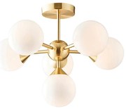 Endon 76501 - Luster na tyči OSCAR 6xG9/5W/230V zlatý