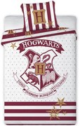 Bavlnené posteľné obliečky Harry Potter - motív erb Hogwarts - 100% bavlna - 70 x 90 cm + 140 x 200 cm