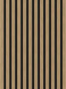 Mexen Lam-F, akustické stenové lamely 275 × 30 cm, plstený podklad 8 mm, technická dyha, orech ľanový, S105-275307-3015-015