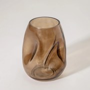 Váza Bronze Wave I 13x13x18 cm