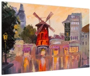 Obraz - Moulin rouge, Paríž, Francúzsko (90x60 cm)