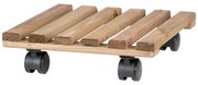 Drevený pojazdný podstavec pod kvetináč (výška 8 cm) Indoor &amp; Outdoor – Esschert Design