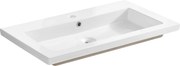 Comad Nábytkové keramické umývadlo UM-8070 SPIRIT 80, 81x46 cm, biela lesklá